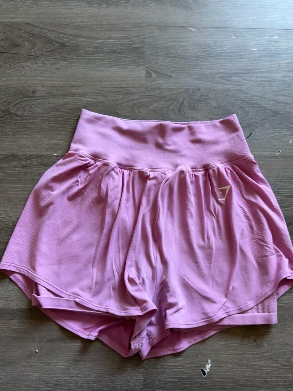 Pink Gymshark Running Shorts